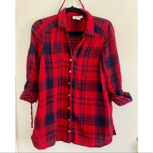 Motherhood Maternity Flannel Shirt-Medium